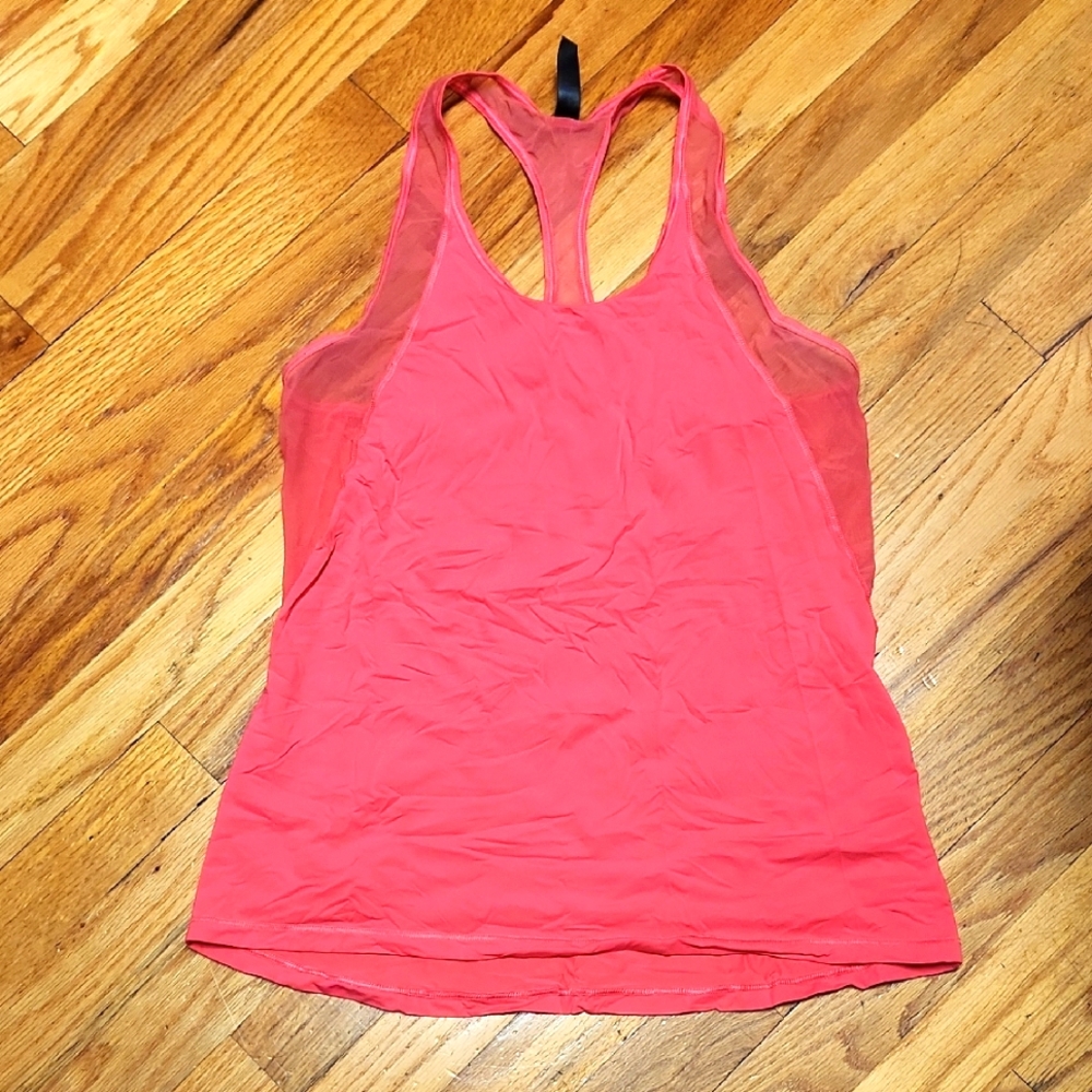 Women's Coral Racerback Tank Top XS, EUC